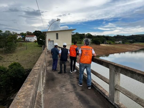 Defesa Civil faz vistoria na Barragem de Itaúna para verificar sua segurança