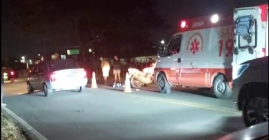 Vídeos: homem morre vítima de atropelamento no Bairro Recanto da Peixotas