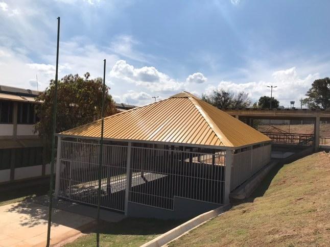 Parque infantil coberto no Caic está pronto