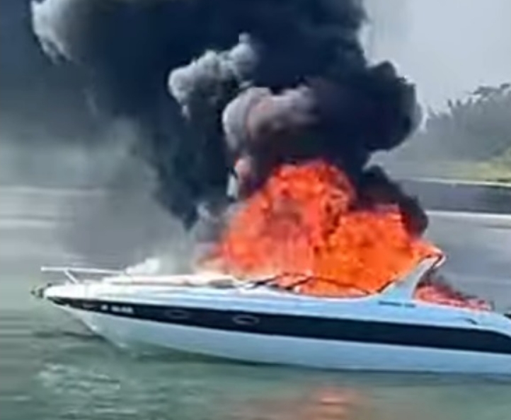 Vídeo: família de Itaguara estava na lancha que explodiu em Cabo Frio