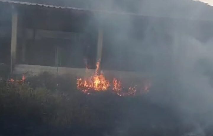 Vídeos: Morro do Bonfim queimou nesta tarde cerca de 15 hectares