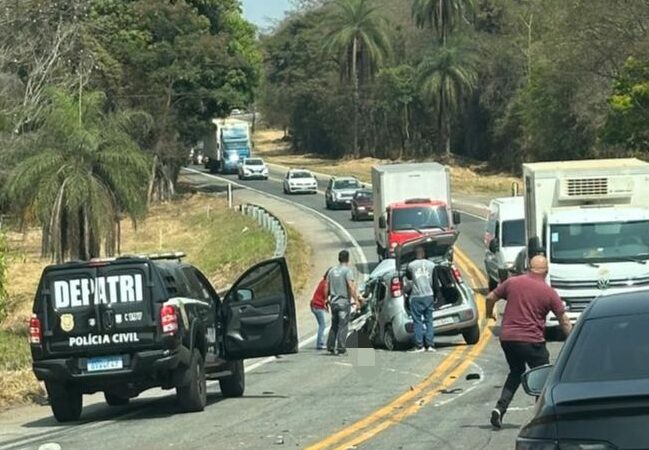 Grave acidente entre Itaúna e Divinópolis deixa um morto no local e dois feridos