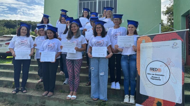 Projeto “Artes em Conexão” leva dança e artesanato para comunidades de Itatiaiuçu e Morro da Onça